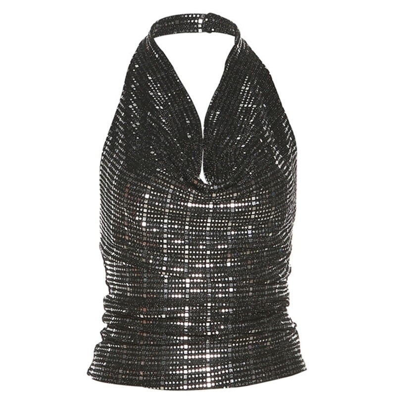 Vest Workout Backless Casual Camisole Tie Tanks Top Sleeveless Solid Vest