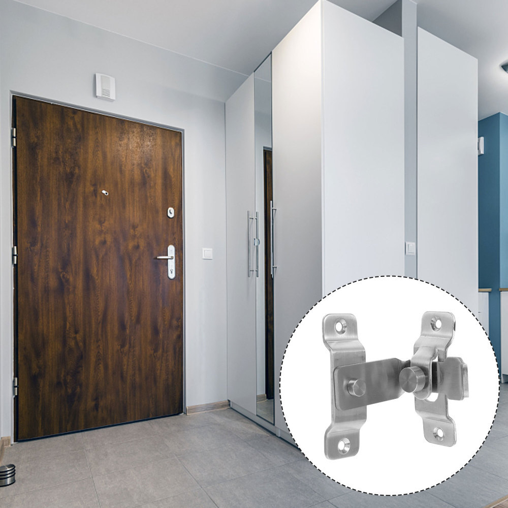 2-Pack Swing Bar Safety Lock for Enhanced Home Security