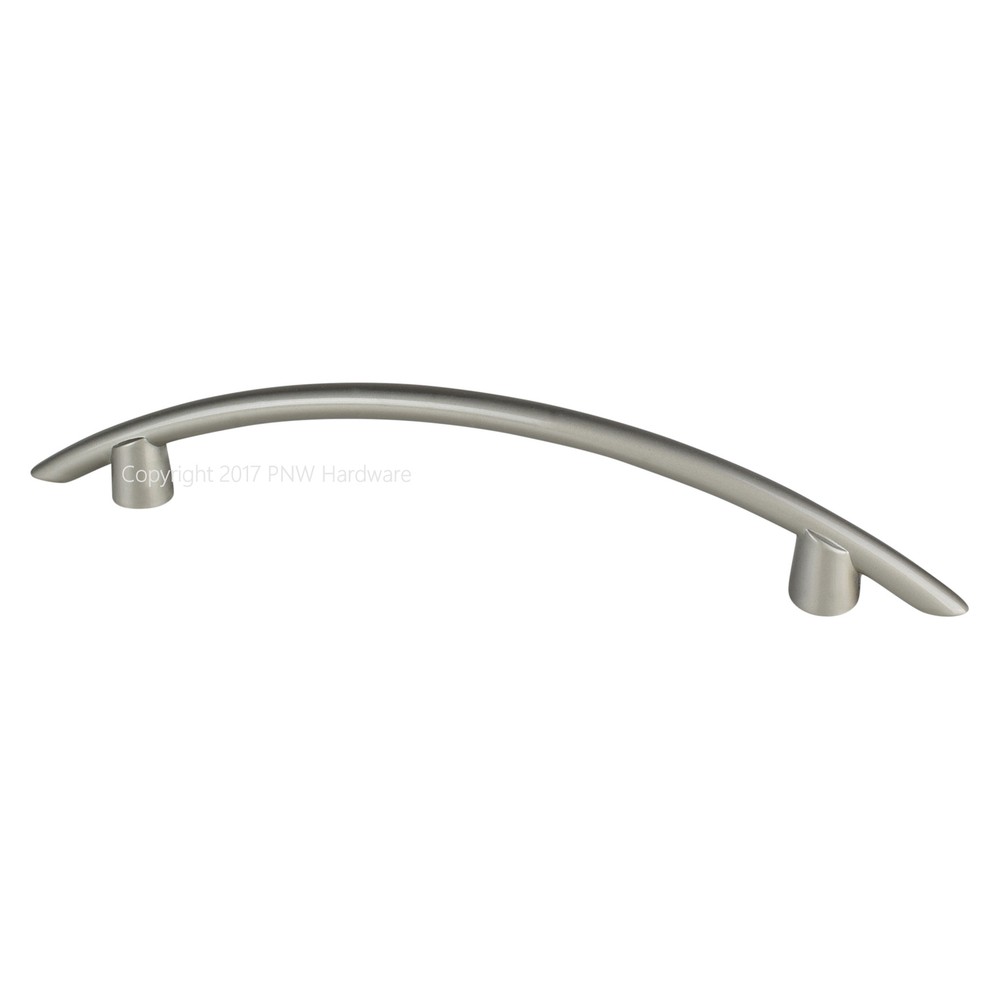 Elements Capri 530144 Arched Dull Satin Nickel Cabinet Pull 3.75 Inch Center-to-Center
