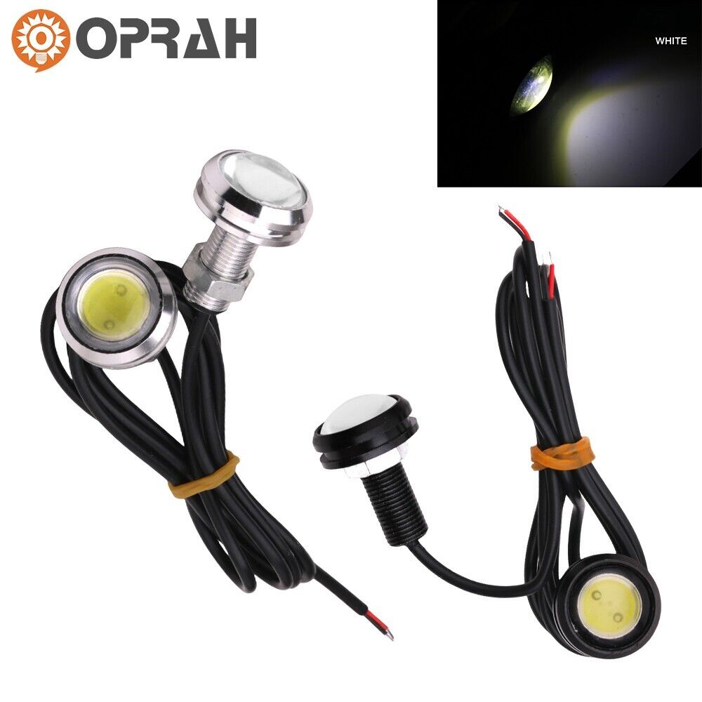 4x Eagle Eye Lamps White LED DRL Fog Daytime Running Tail Backup Car Light