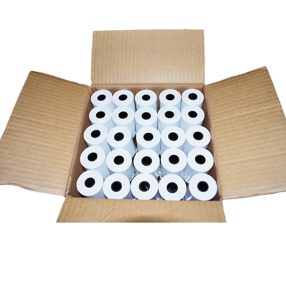 2.25 Inch x 50 Foot Thermal POS Receipt Paper Roll 50 Pack  