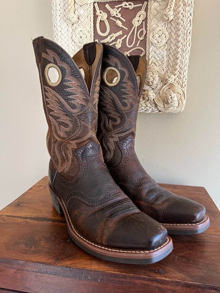 Ariat Heritage Roughstock Cowboy Boots mens 9D