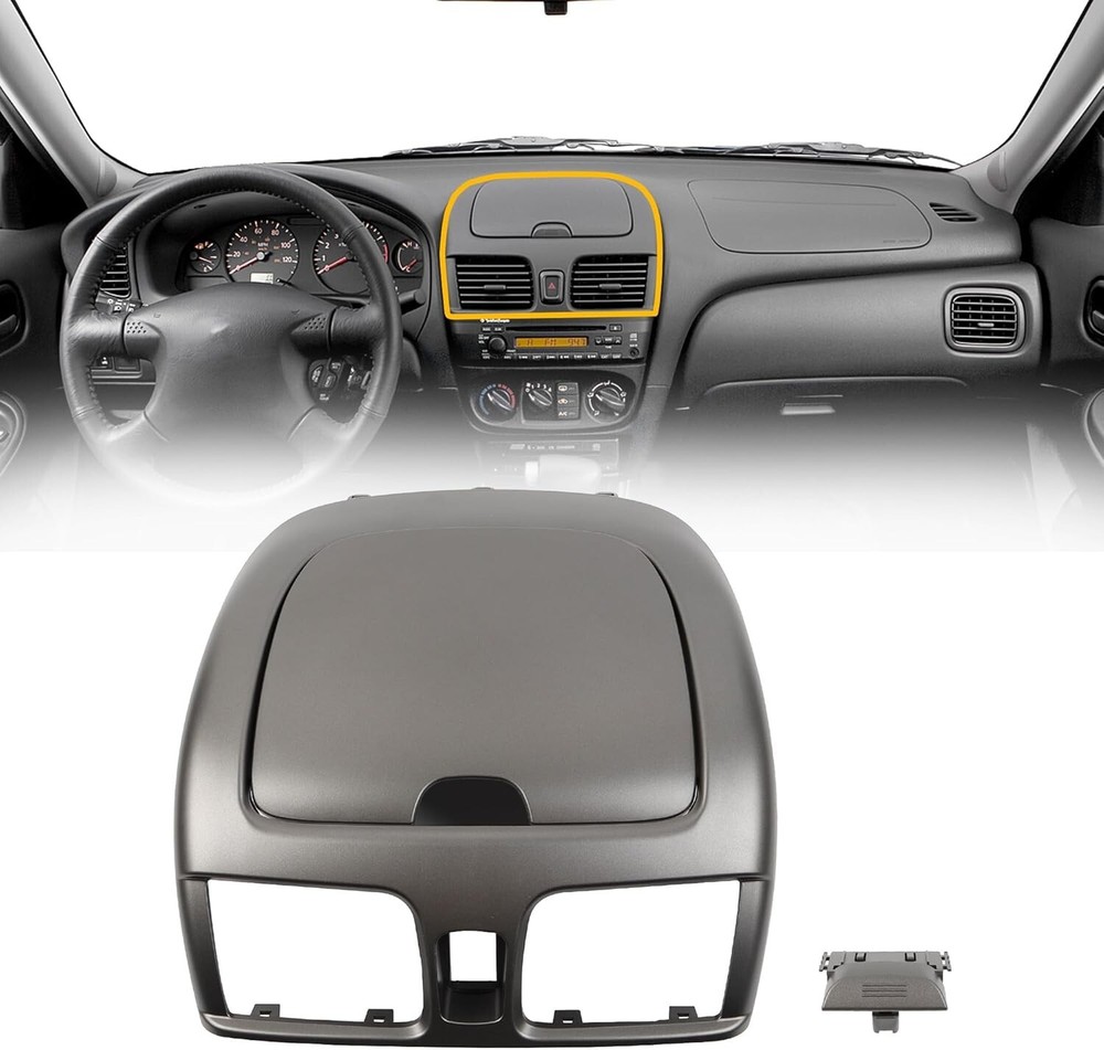 Dasbecan Center Dash A/C Outlet Air Vent Panel Compatible with 2000-2006 Nissan