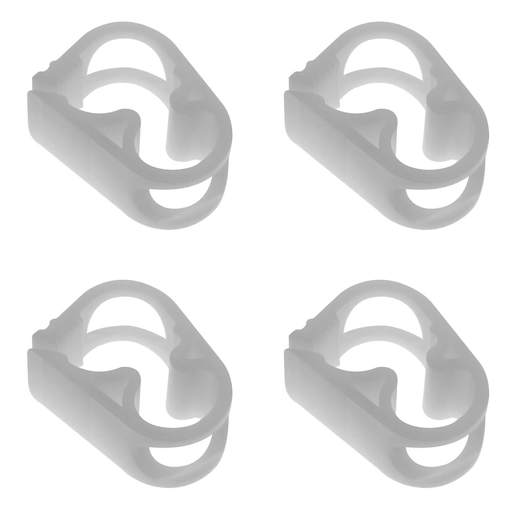 4PCS Adjustable Plastic Hose Clamps for 1/4 to 1/2 Inch Tubing Flow Control