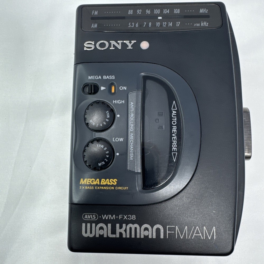 Sony Walkman WM-FX38 Portable Radio Cassette Player Fully Functional Except Auto Reverse
