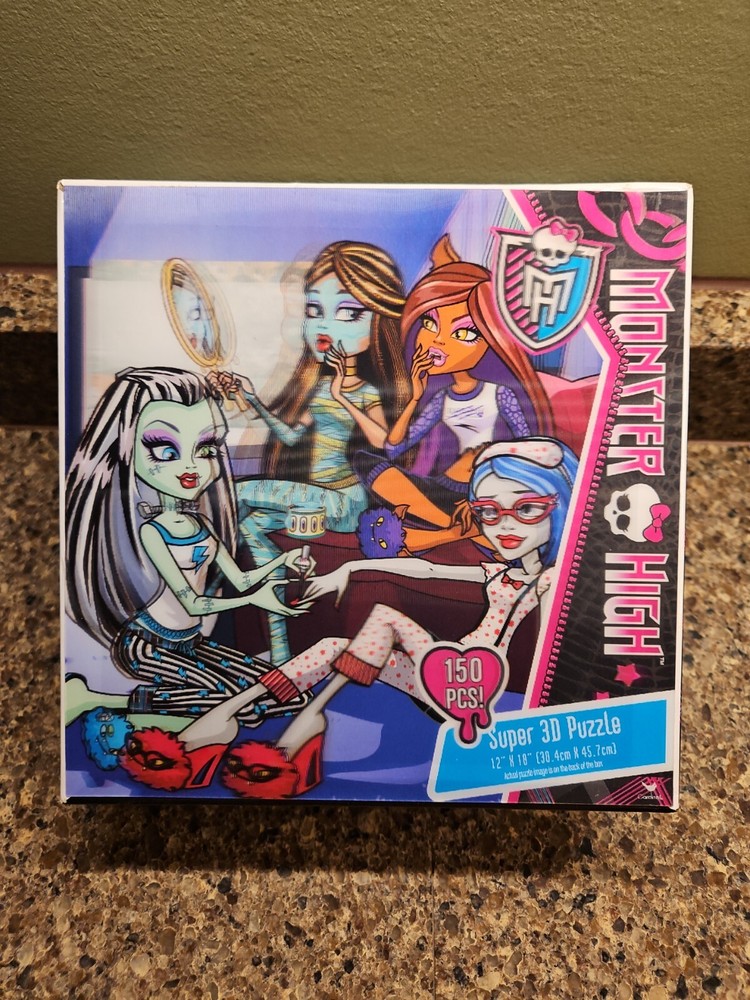 Monster High Super 3D Puzzle NEW in the Box Mattel Girls Dress UP