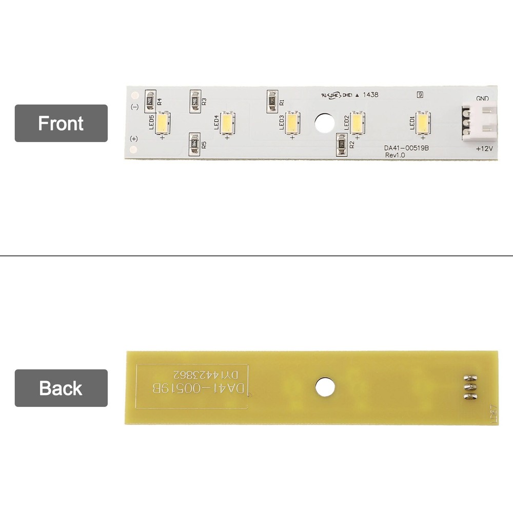 Compact LED Light Bar for Samsung Refrigerators DA4100519B 12V Brightness