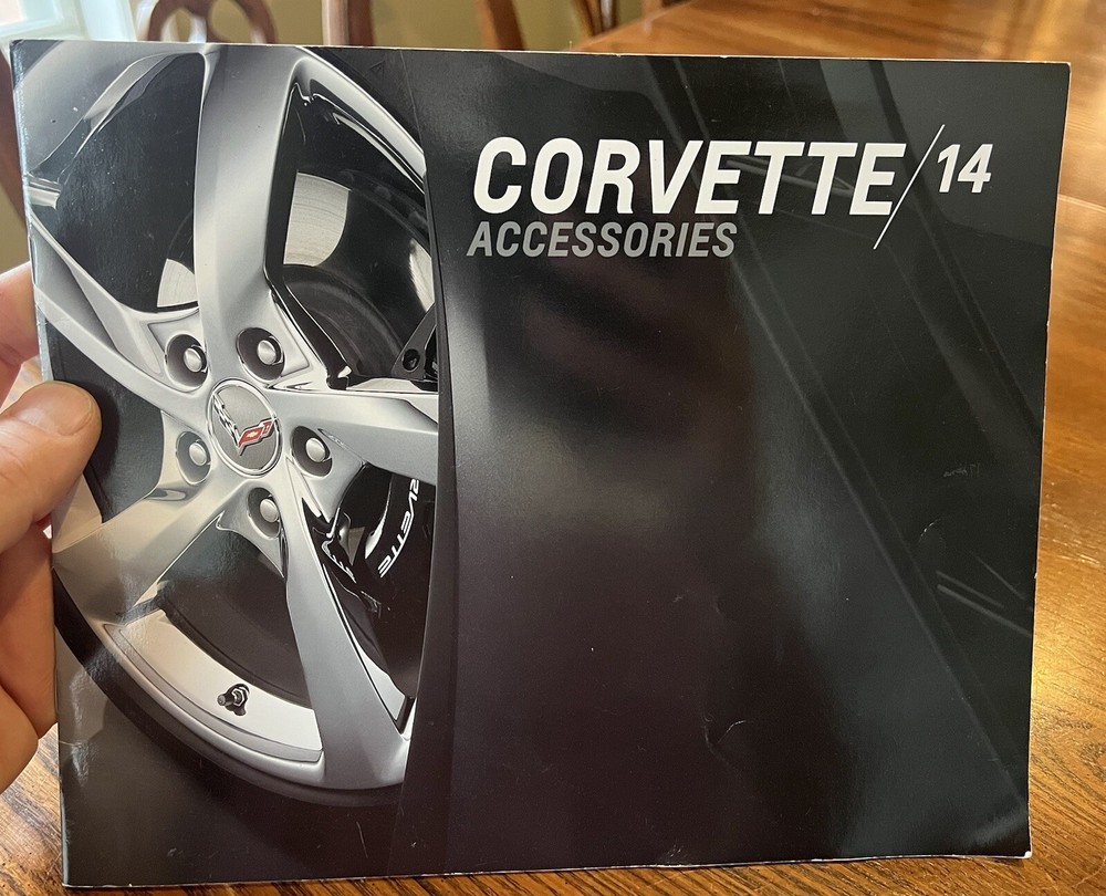 2014 Chevrolet Corvette Dealer Accessories Sales Brochure Catalog