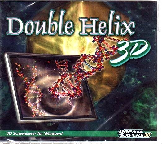 Double Helix 3D Screensaver CD-ROM for Windows - Factory Sealed JC