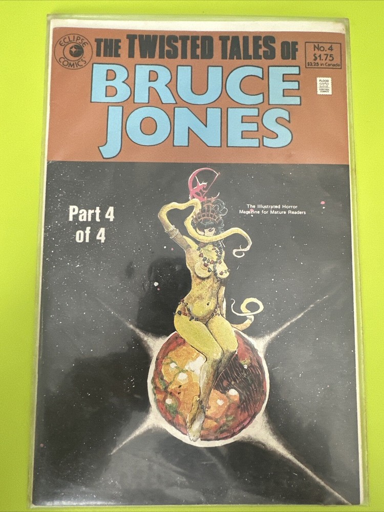 Twisted Tales of Bruce Jones #4 (1986 Eclipse Comics) Classic Indie Horror VF+