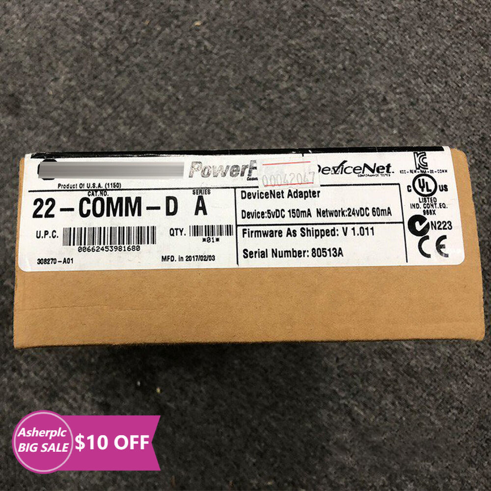 Allen-Bradley 22-COMM-D DeviceNet to DSI Communication Adapter AB 22-COMM-D