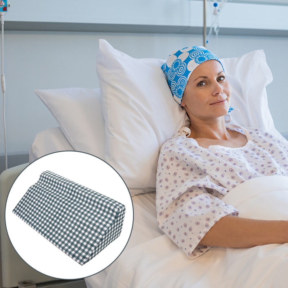 Triangular Sponge Pillow for Bedridden Patient Positioning