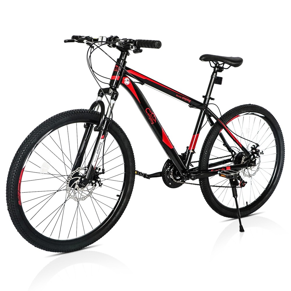 26 Inch 21 Speed Mountain Bike with High-Tensile Frame for Men MTB