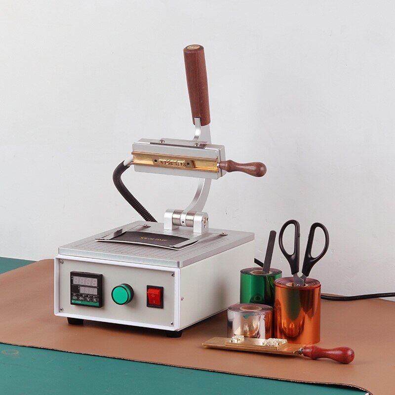 90ZM Hot Stamping machine Small Leather Hot Stamping Machine Copper Letter LOGO