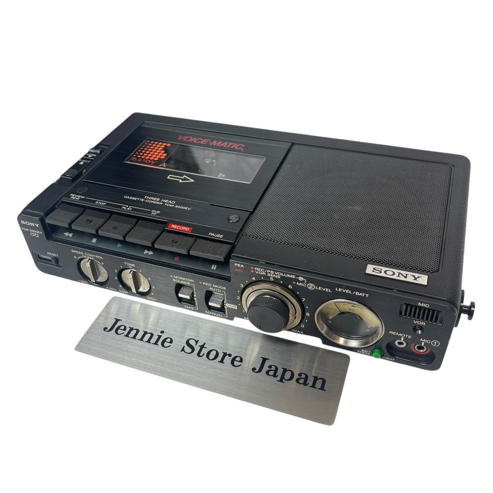 Sony TCM-5000EV Cassette-Corder Recorder Confirmed Operation Used from Japan
