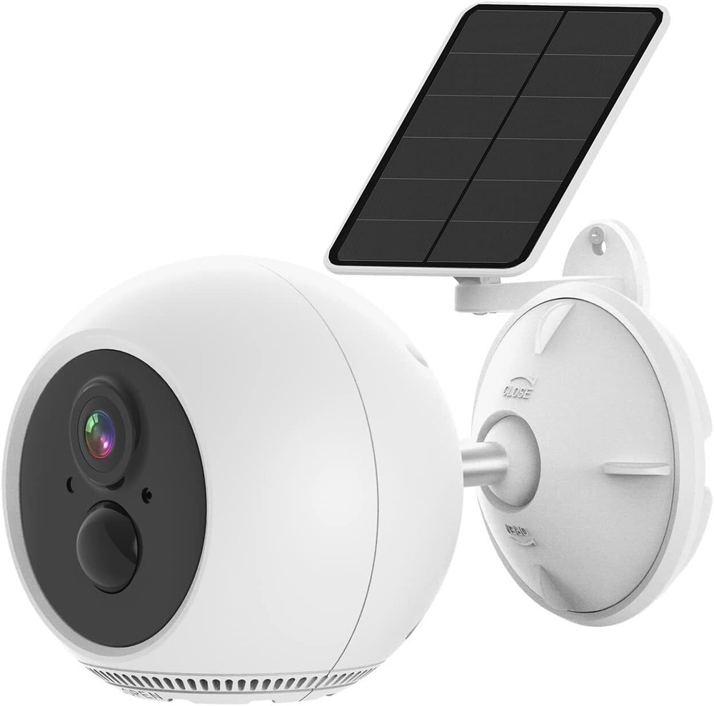 2K Solar Security Cameras Wireless Outdoor Battery Powered WiFi Camera