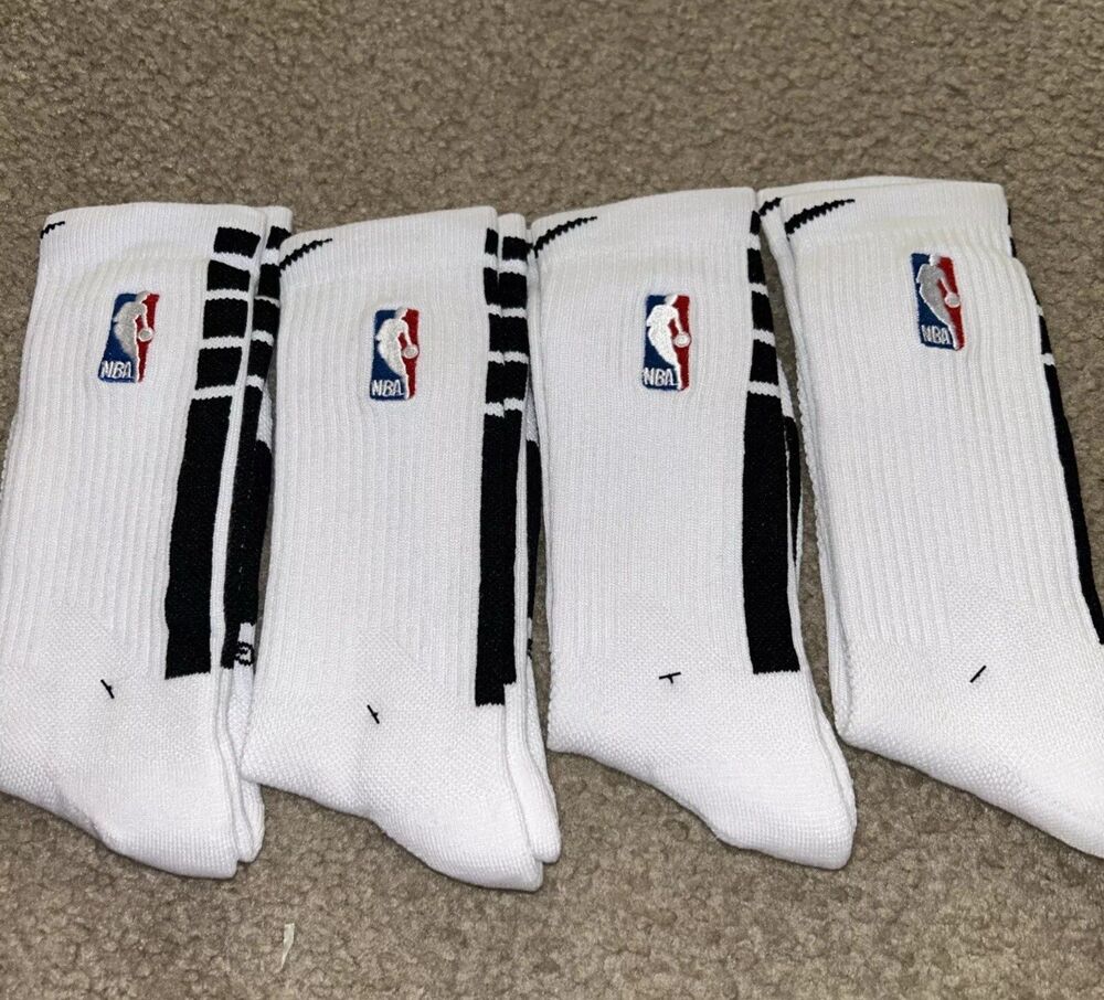 Nike NBA Elite DRI-FIT  Socks  4 Pair Large