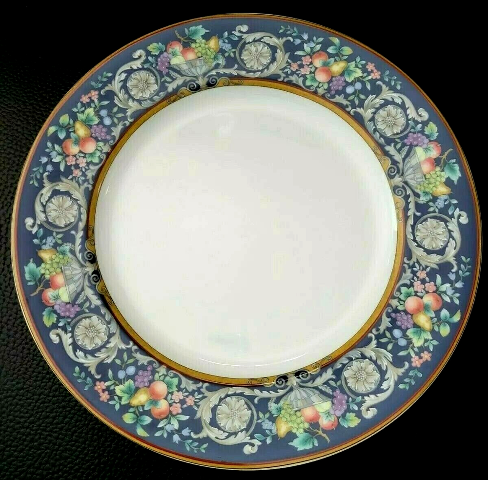 MIKASA California Fine China Della Robbia Blue Salad Plate 8 1/4