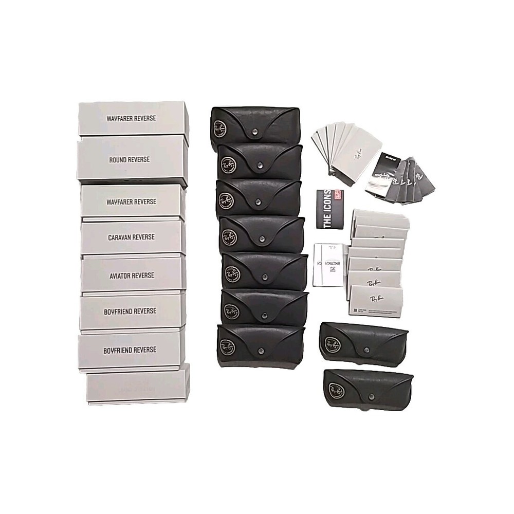 Ray Ban Black Sunglasses with Storage Case Minor Flaws Details in Photos