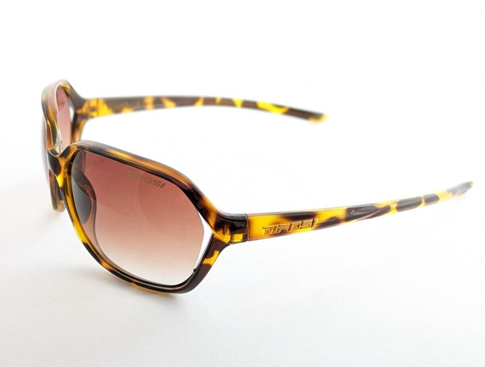 Tifosi Optics Swoon Sunglasses Leopard, Brown Gradient Lenses, #274