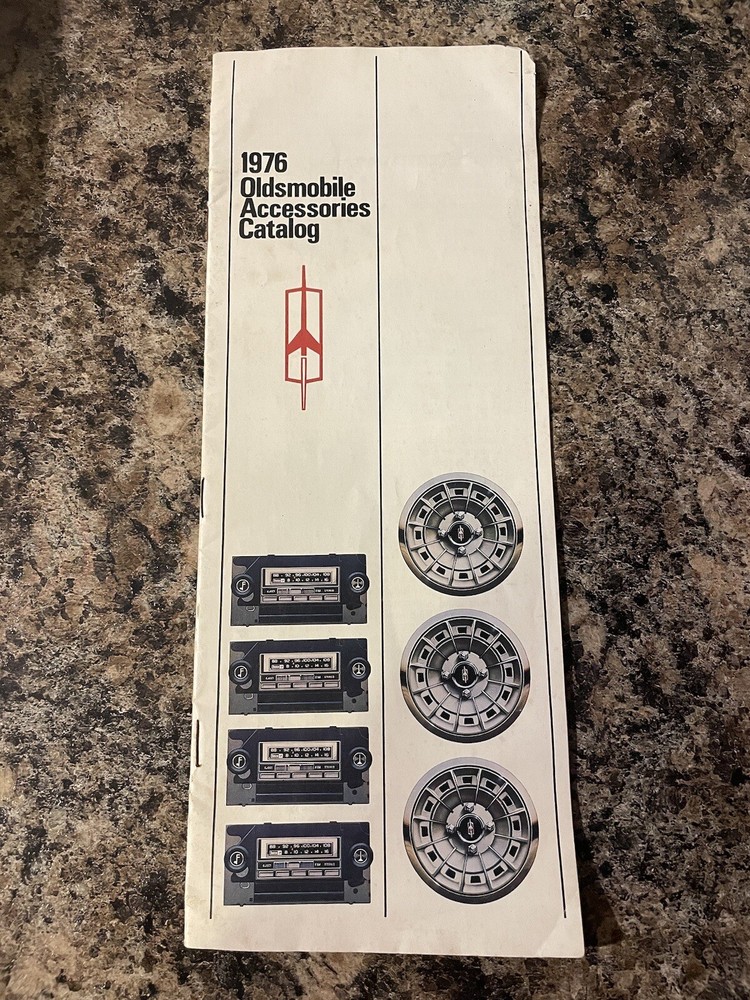 Original 1976 Oldsmobile Accessories Catalog Sales Brochure
