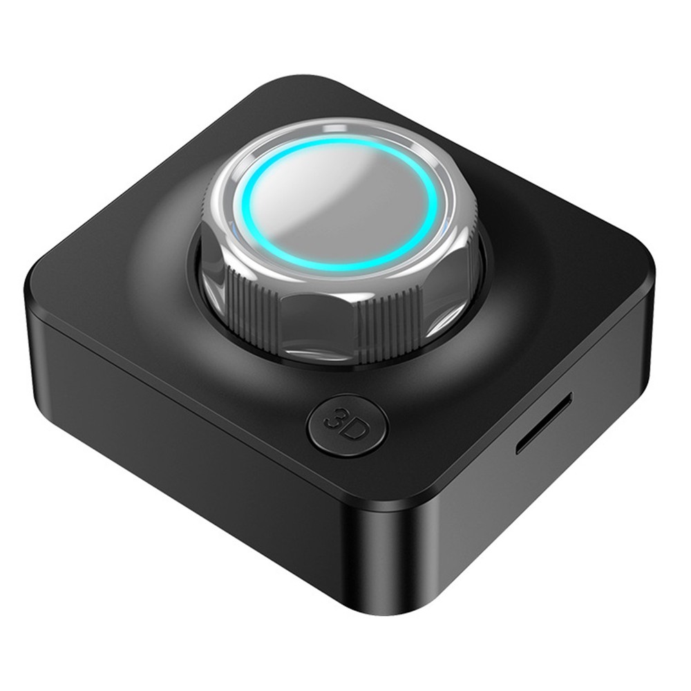 Bluetooth 5.0 Wireless Audio Adapter with 3.5mm AUX to 2RCA Stereo Receiver