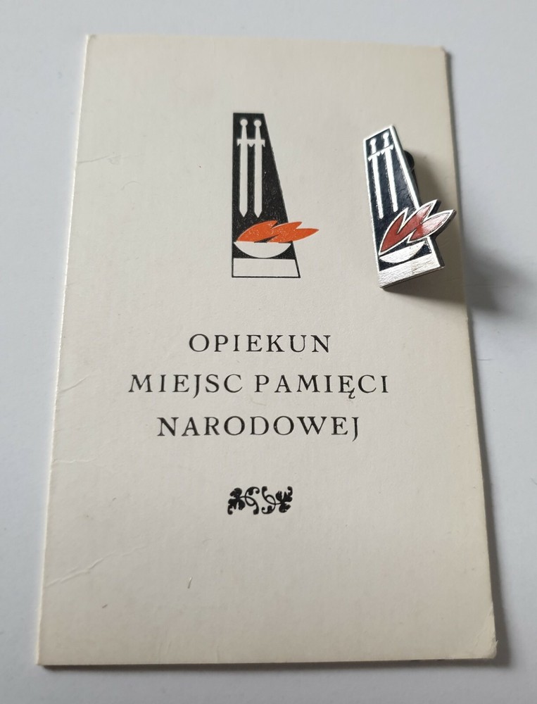 THE CUSTOMER OF THE NATIONAL MEMORIAL PLACES OLD BADGE + DOCUMENT CERTIFICATION-image