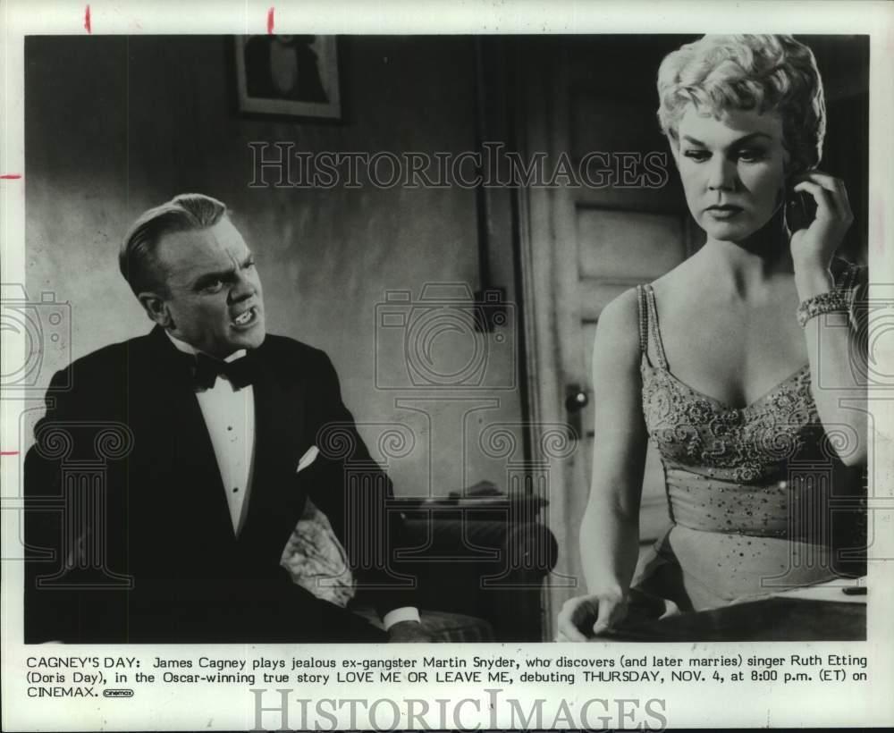 1982 Press Photo James Cagney, Doris Day in 