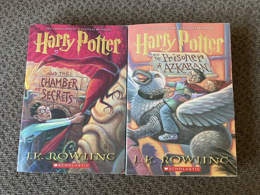 Harry Potter Book Series Set includes Chamber of Secrets and Prisoner of Azkaban