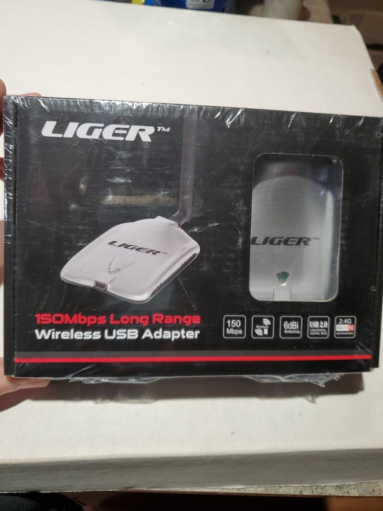 NEW Liger Wireless Adapter High-Speed USB WiFi Adapter NIB