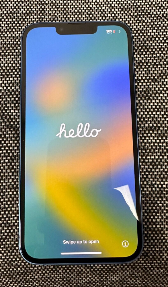 Apple iPhone 13 - 5G Blue   128GB (AT&T)  Smartphone - Excellent