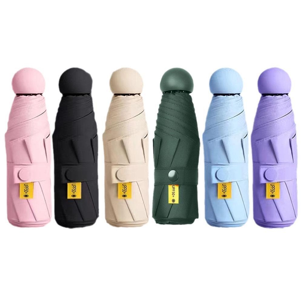 🔥Mini Umbrella Windproof Anti-UV Sun /Rain Folding Small Pocket Umbrellas