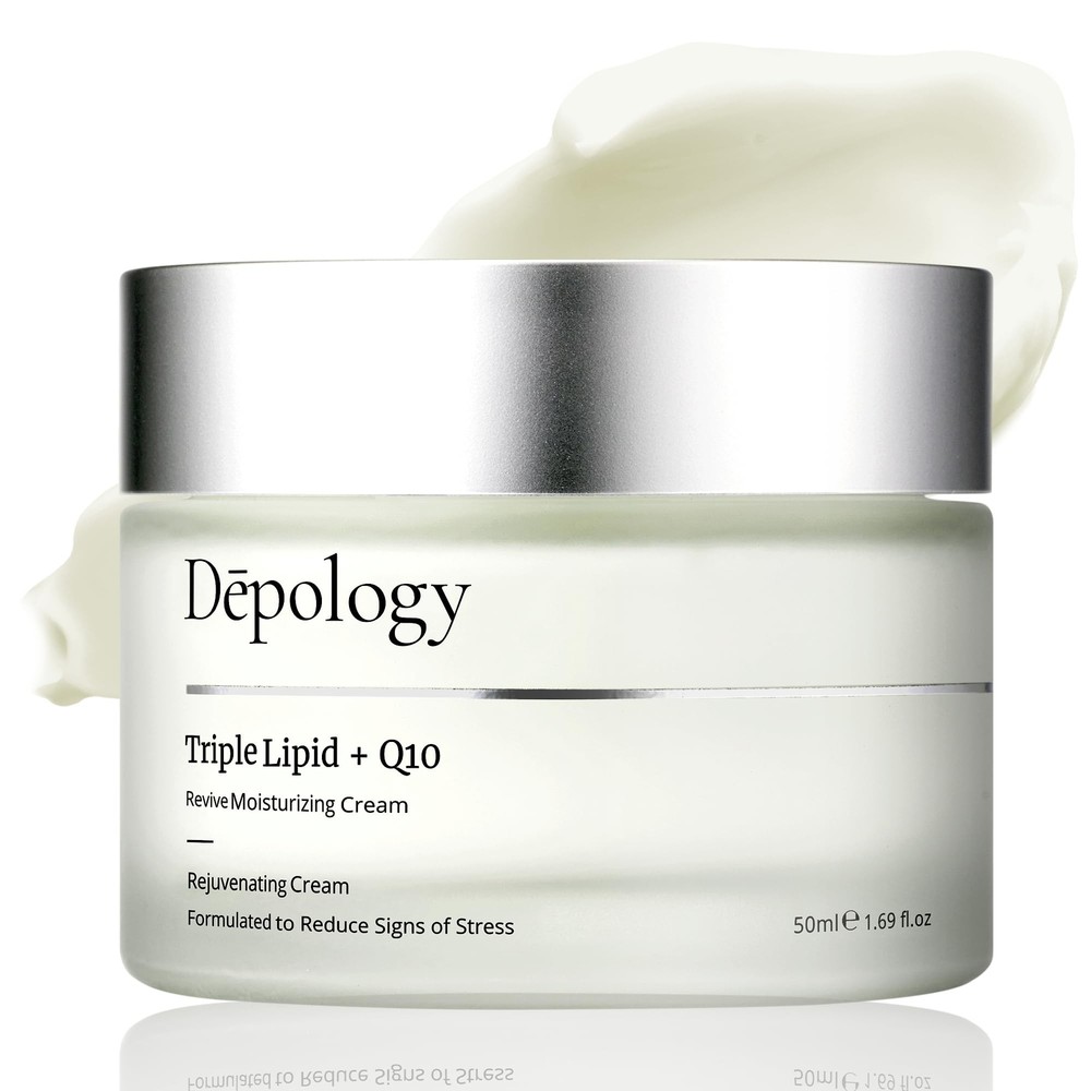 Depology Triple Lipid Q10 Ceramide Daily Face Cream Moisturizer