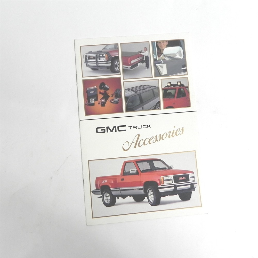 1990s GMC Truck Accessories Sales Brochure with Specs
