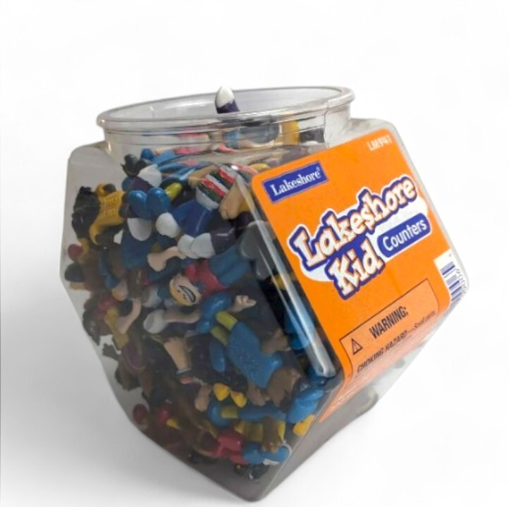 Lakeshore Learning Kid Counters Multiracial Figures Girls Boys Toys NO LID