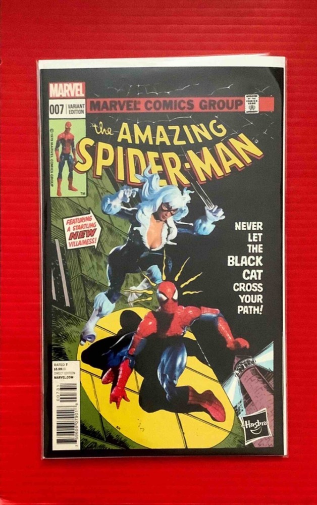 AMAZING SPIDER-MAN #7 HASBRO TOY VARIANT COVER 1979 NEAR MINT BUY NOW-image