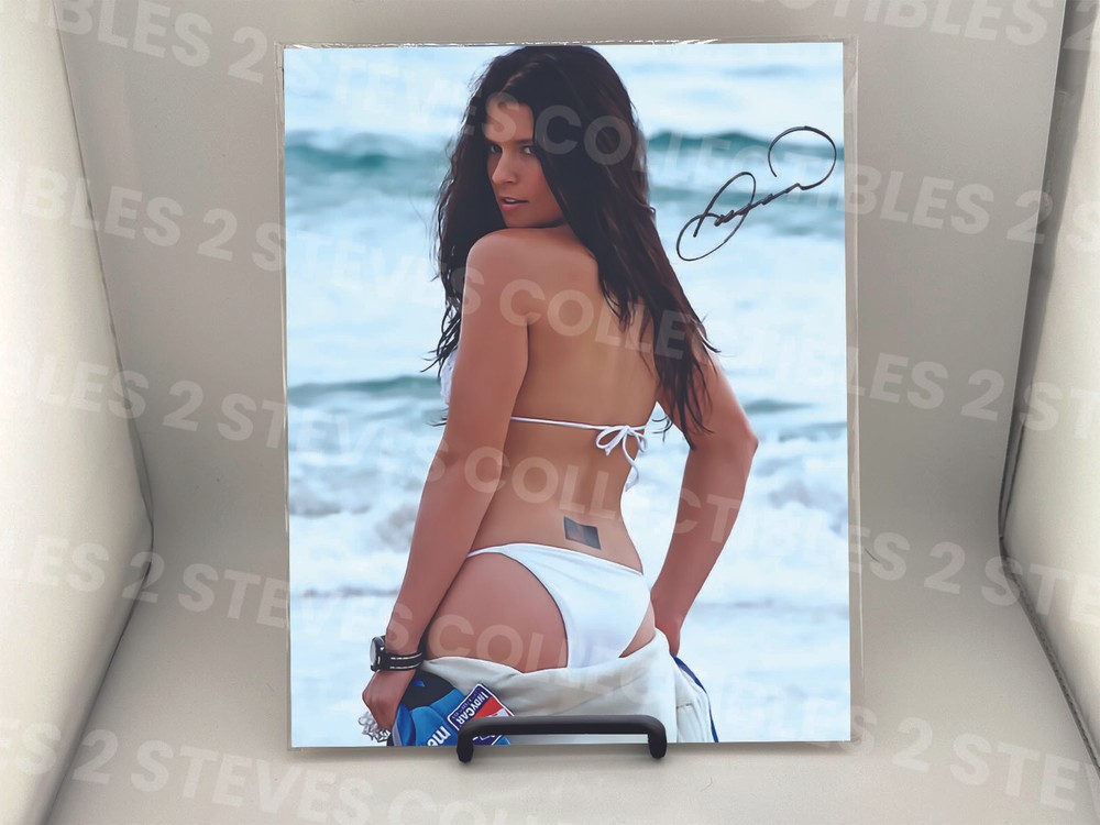 Danica Patrick Autographed 8x10 Photo Reprint Signed Poster Limited Stock-image