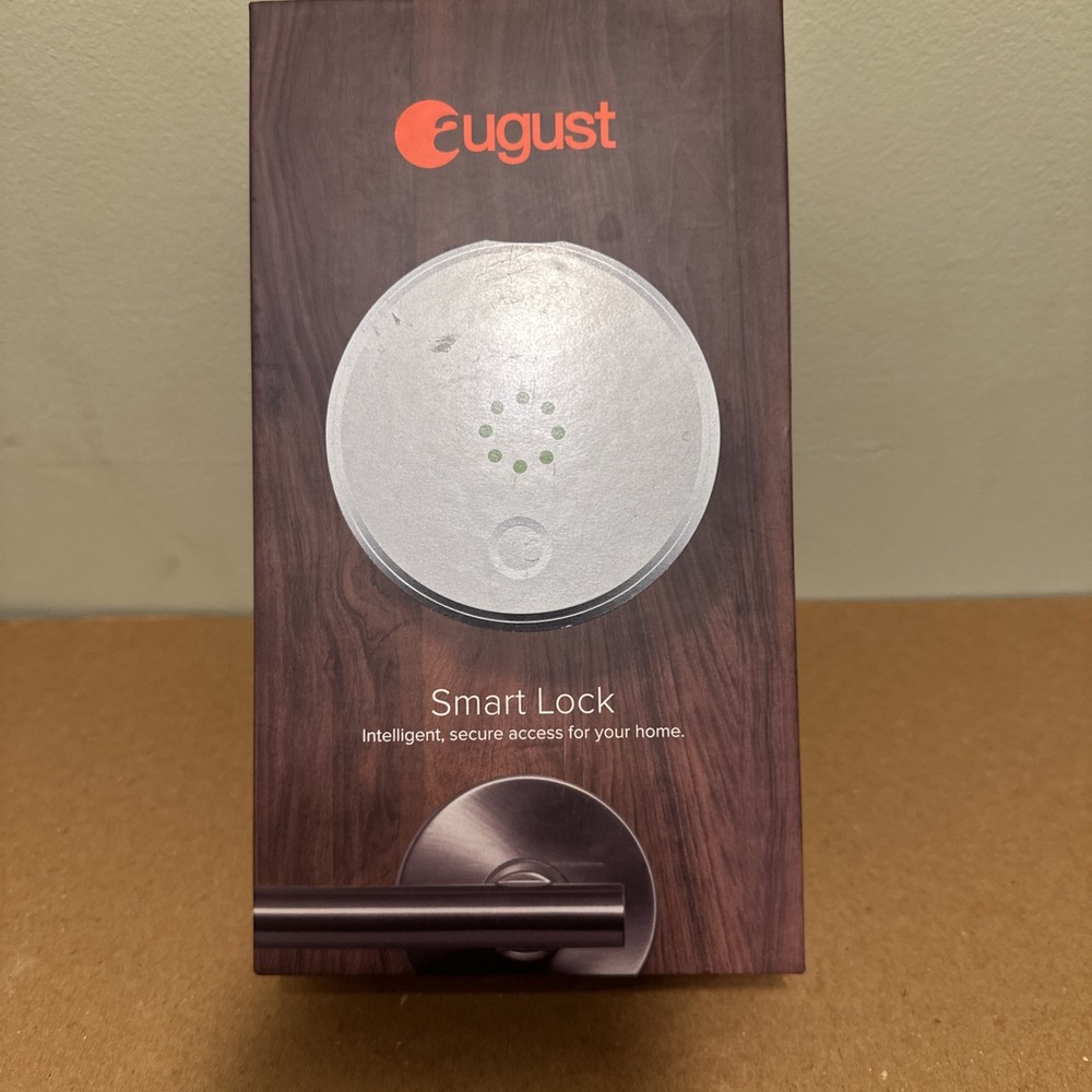 August Smart Lock AUG-SL01-M01-G01 in Sleek Dark Gray