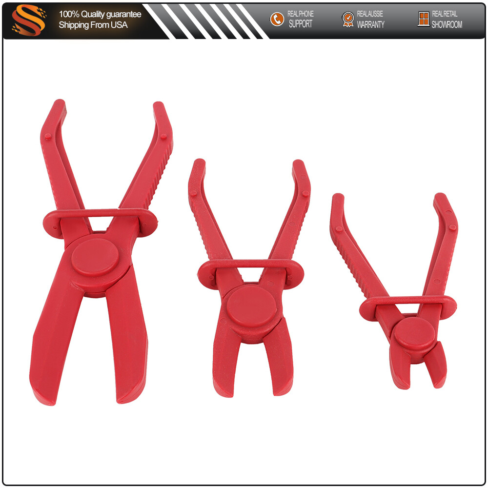 Fuel Water Brake Line Pipe Pinch Off Pliers Flexible Hose Clamp Kit 3Pcs