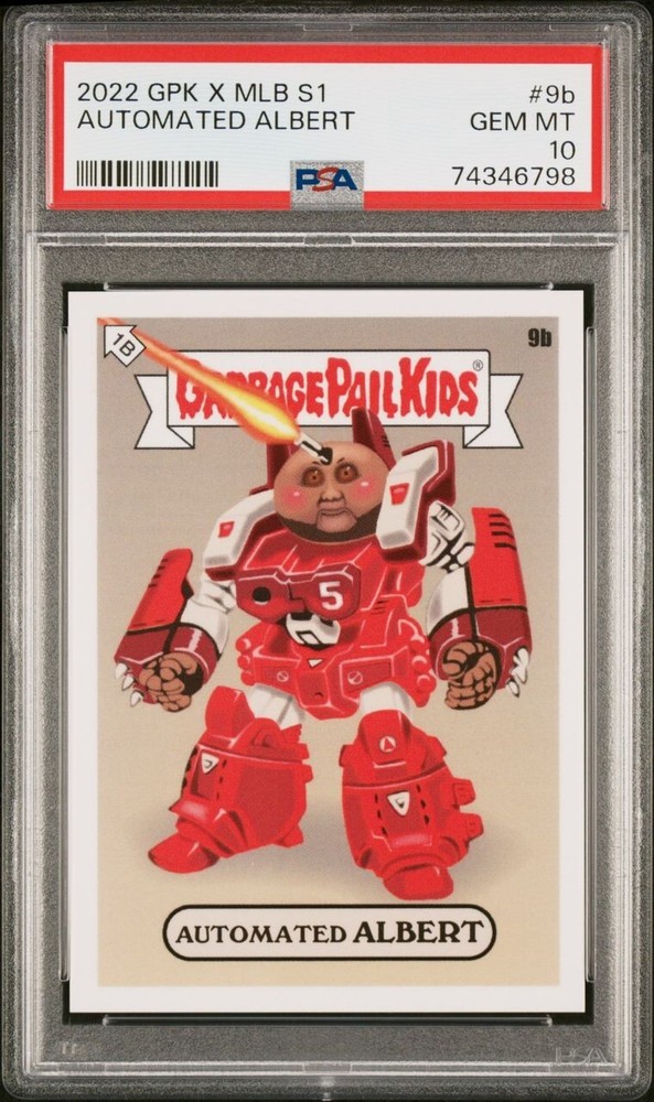 Automated (Albert) Pujols 2022 Garbage Pail Kids GPK X  MLB #9b PSA 10 💎😁-image
