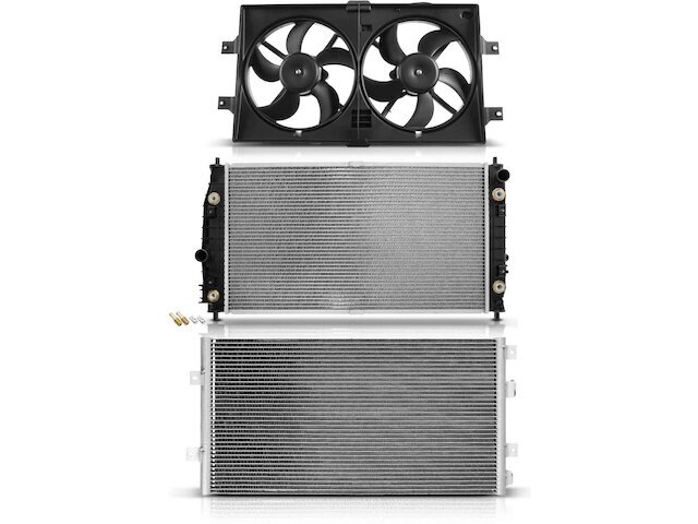 Dodge Intrepid 1998-2003 Radiator AC Condenser Cooling Fan Kit 36QFWS  