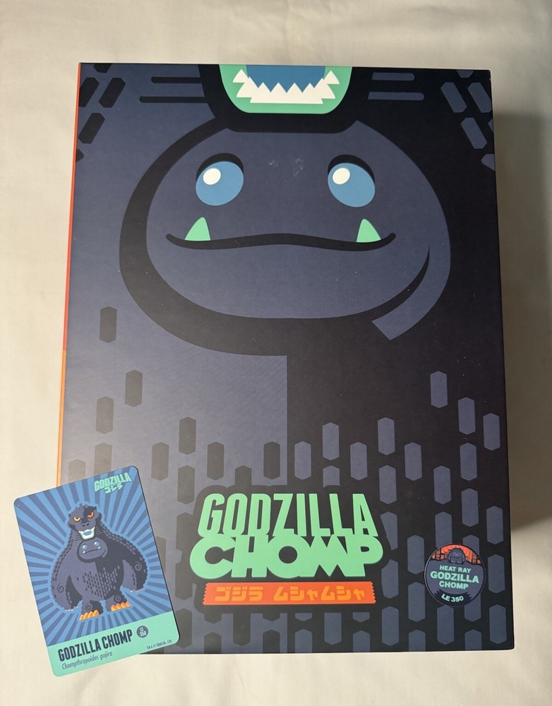 Abominable Toys Heat Ray Godzilla Chomp Vinyl Figure w/ Card LE 350