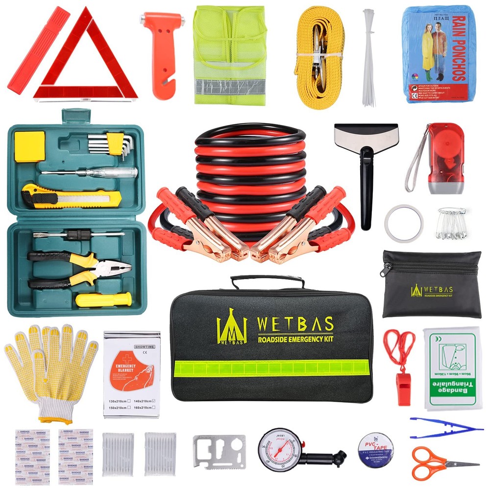 Car Roadside Emergency Kit Auto Vehicle Safety Emergency Road Side Assistance Ki