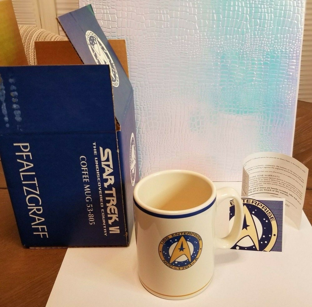 1993 Star Trek PFALTZGRAFF Coffee Mug 53-805 New in Box