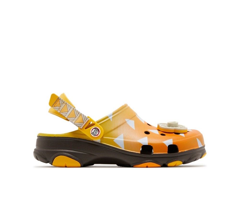 Demon Slayer Zenitsu All Terrain Clog Crocs Men’s Size 11 RARE