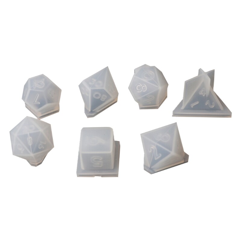 Fillet Square Triangle Crystal Epoxy Mold Kit for Resin Art