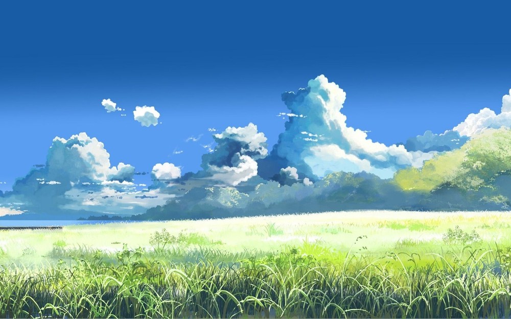 Playmat Desk Mat Anime makoto shinkai centimeters per second field Play