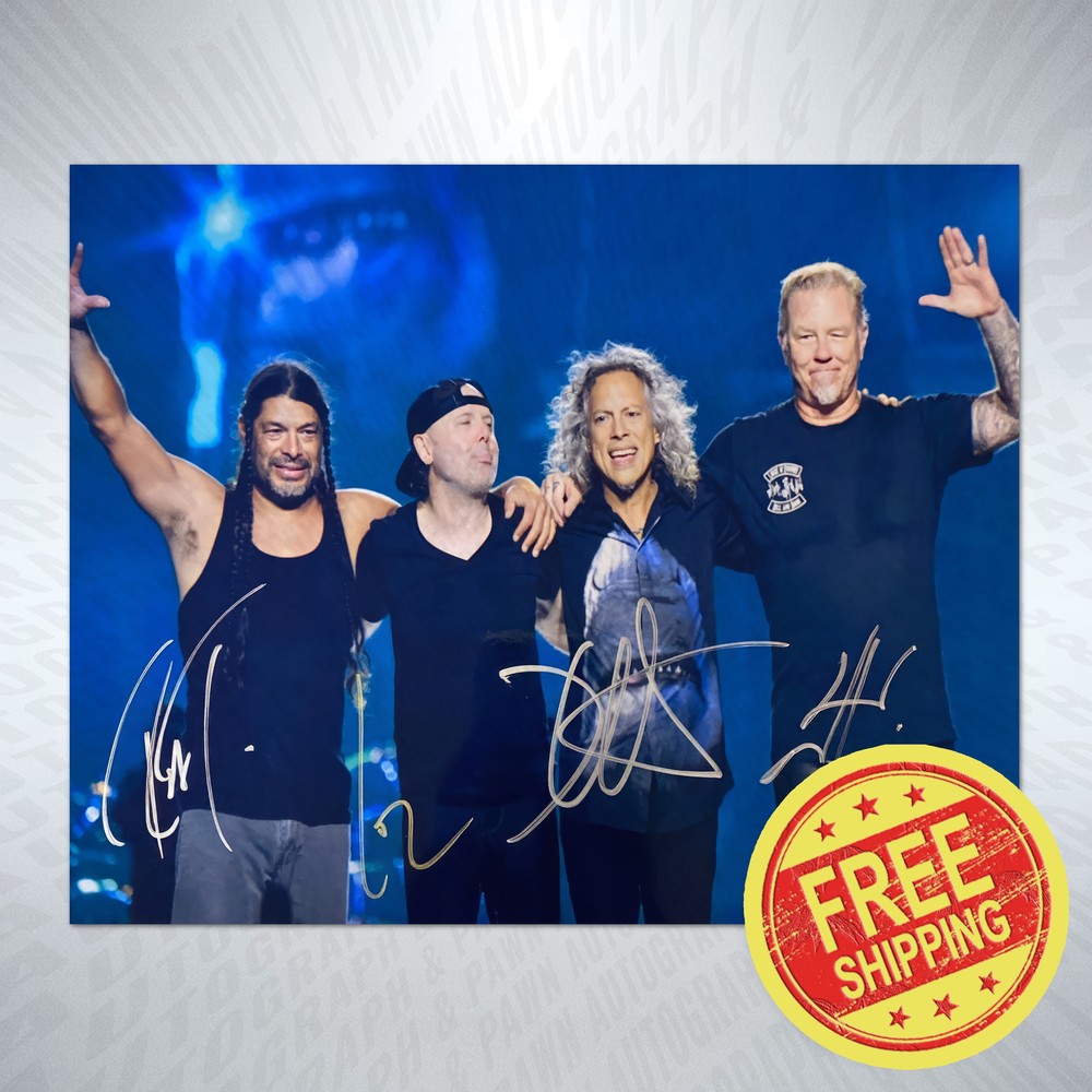 Metallica Autograph Reprint Signed 8x10 Photo Signature Poster BUY NOW
