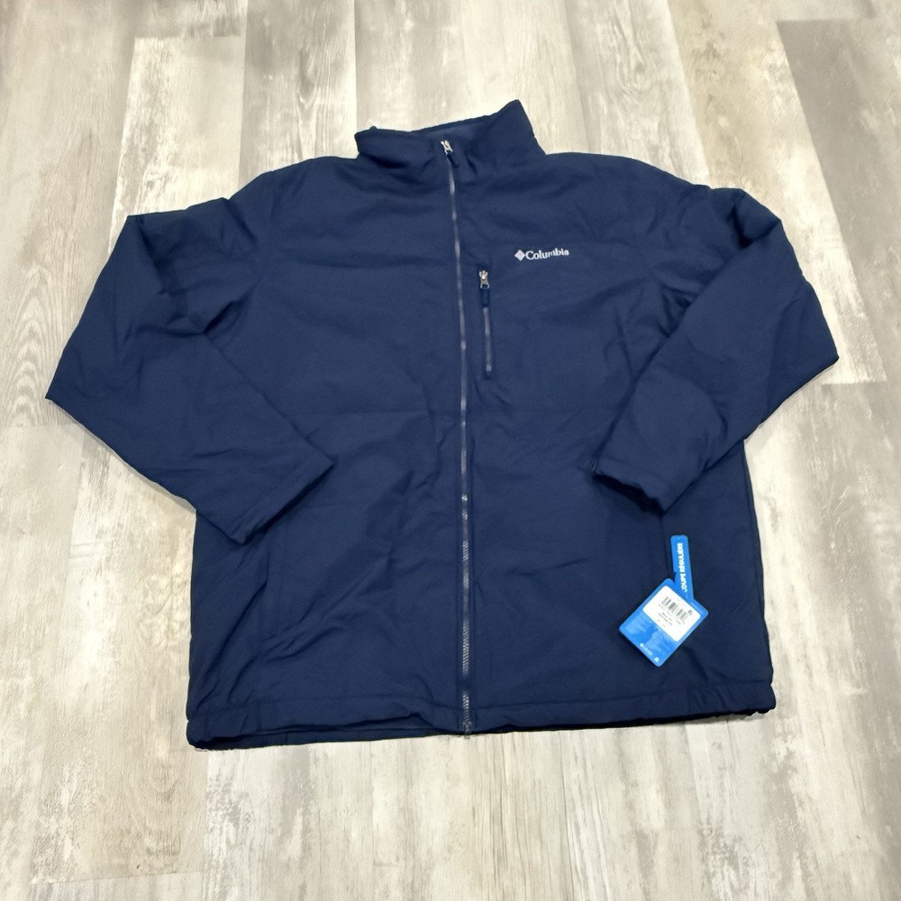Columbia Big & Tall Northern Utilizer II Jacket Blue 2XT Comfort NWT