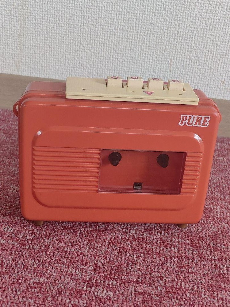 Splash-Proof Junk Pure Cassette Player by Hattori Seiko Portable Kao Prize